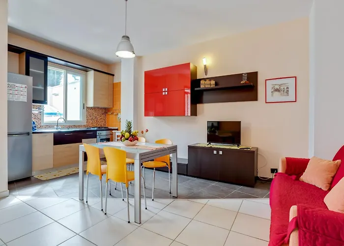 公寓 Flat Near The Sea With Air Conditioning And Patio